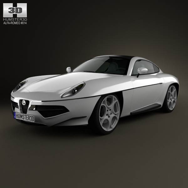 Alfa Romeo Disco Volante Touring 2013 3D model