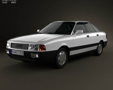 Audi 80 (B3) 1986 3D Model