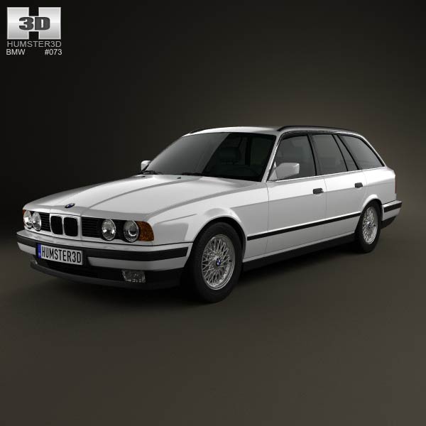 BMW 5 Series touring (E34) 1993 3D model