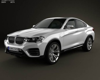 BMW X4 2014 3D Model
