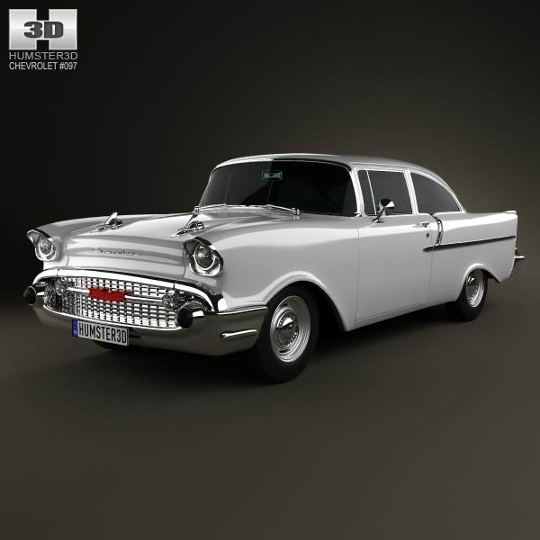 Chevrolet 150 2-door sedan 1957 3D model