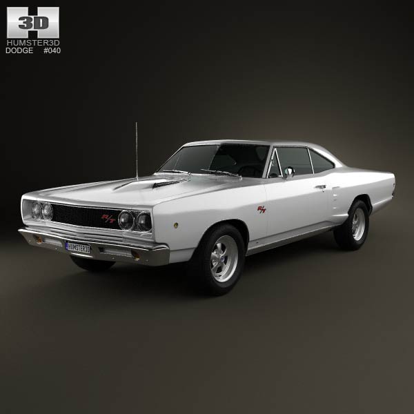 Dodge Coronet R/T Coupe 1968 3D model