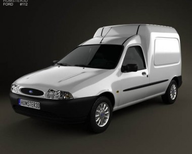Ford Courier Van UK 1999 3D Model