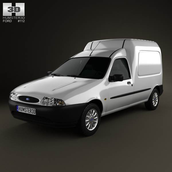 Ford Courier Van UK 1999 3D model