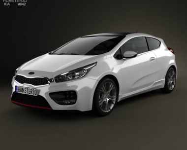 Kia Pro Ceed GT 2014 3D Model