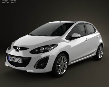 Mazda 2 (Demio) 5-door R 2013 3D Model