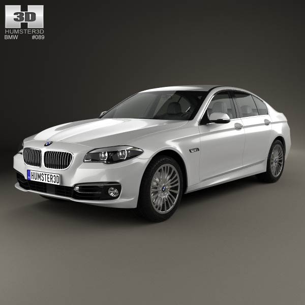 BMW 5 Series (F10) sedan 2014 3D model