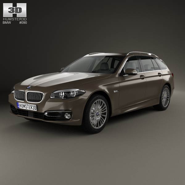 BMW 5 Series (F11) touring 2014 3D model