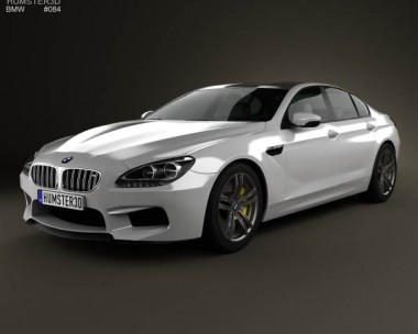 BMW M6 Gran Coupe (F06) 2013 3D Model