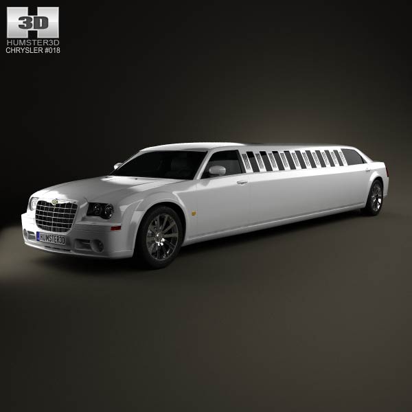Chrysler 300C limousine 2009 3D model