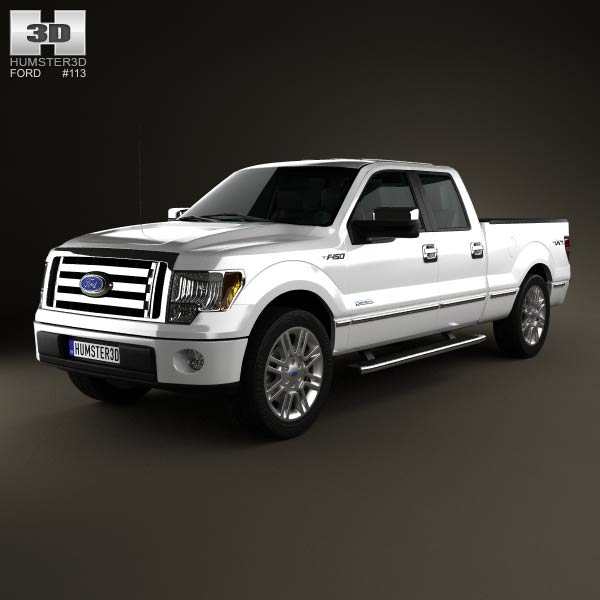 Ford F-150 Platinum Super Crew Cab 2012 3D model