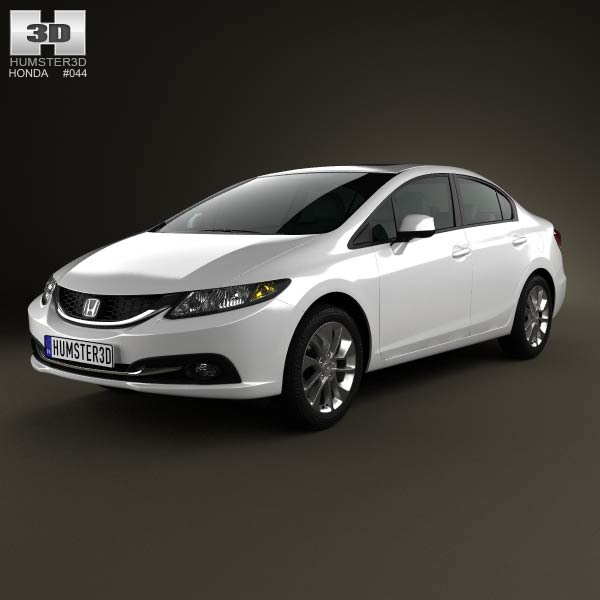 Honda Civic sedan 2013 3D model