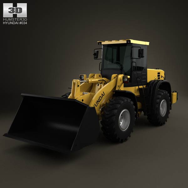Hyundai HL757-9S Wheel Loader 2012 3D model