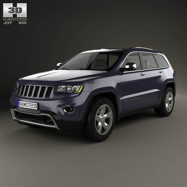 Jeep Grand Cherokee Overland 2014 3D model