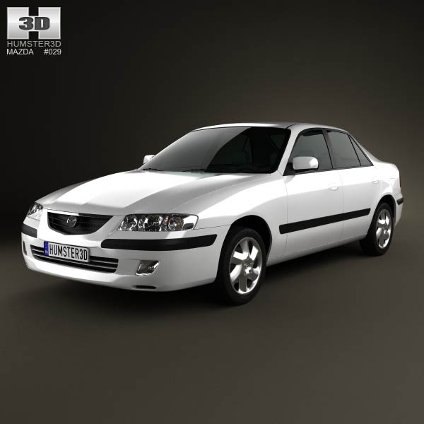 Mazda 626 (GF) sedan 1998 3D model