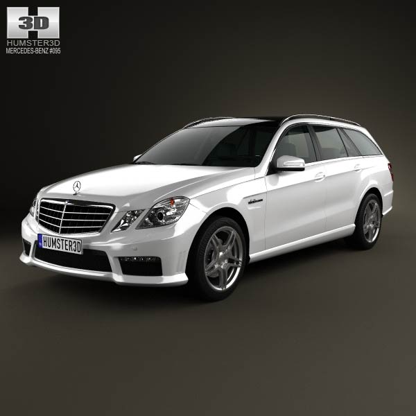 Mercedes-Benz E-class 63 AMG estate 2010 3D model