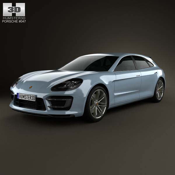 Porsche Panamera Sport Turismo 2012 3D model