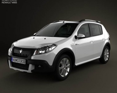Renault Sandero Stepway (BR) 2011 3D Model