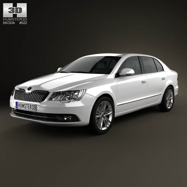 Skoda Superb 2014 3D model