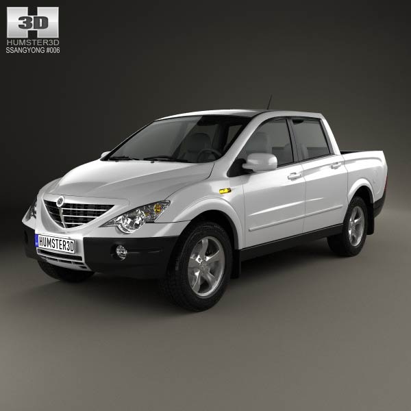 SsangYong Actyon Sports 2006 3D model