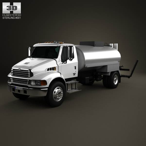 Sterling Acterra Etnyre Asphalt Distributor Truck 2009 3D model