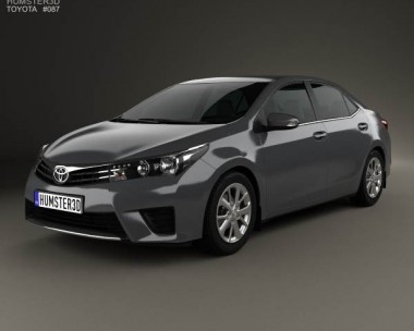 Toyota Corolla sedan 2014 3D Model