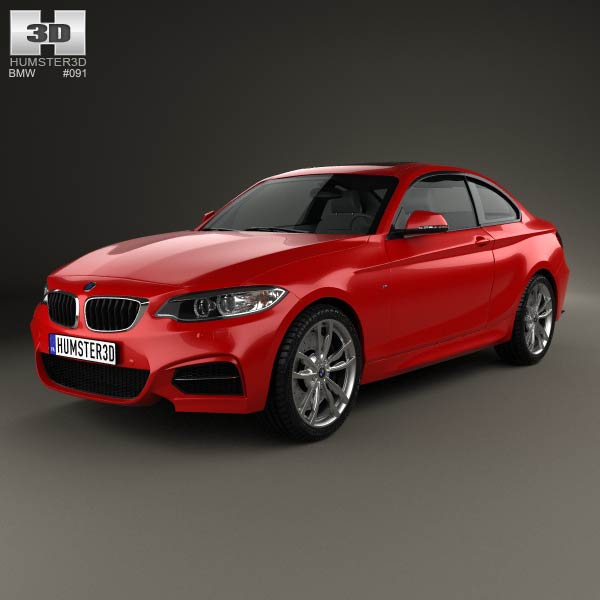 BMW M2 coupe (F22) 2014 3D model
