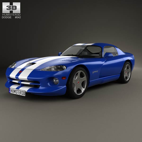 Dodge Viper GTS 1998 3D model