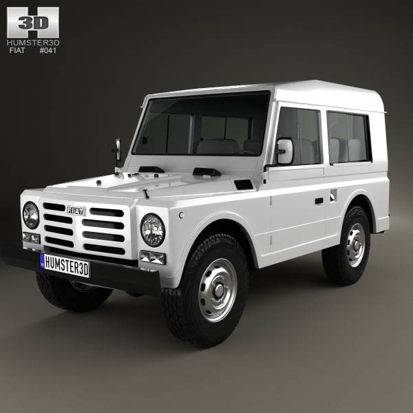 Fiat Campagnola Station Wagon 1987 3D model
