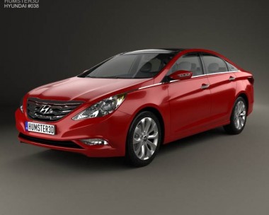Hyundai Sonata (i45) 2012 3D Model