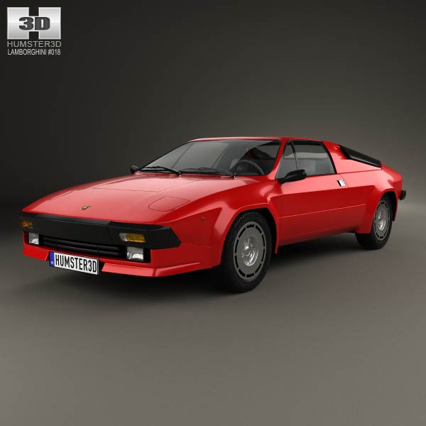 Lamborghini Jalpa P350 1984 3D model