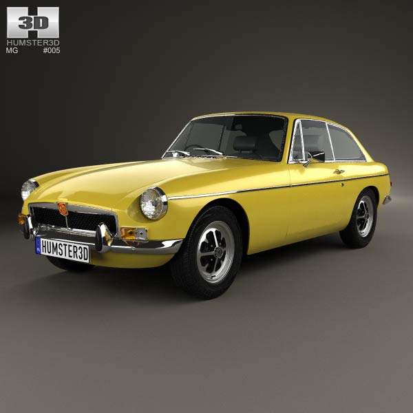 MG MGB GT V8 1973 3D model