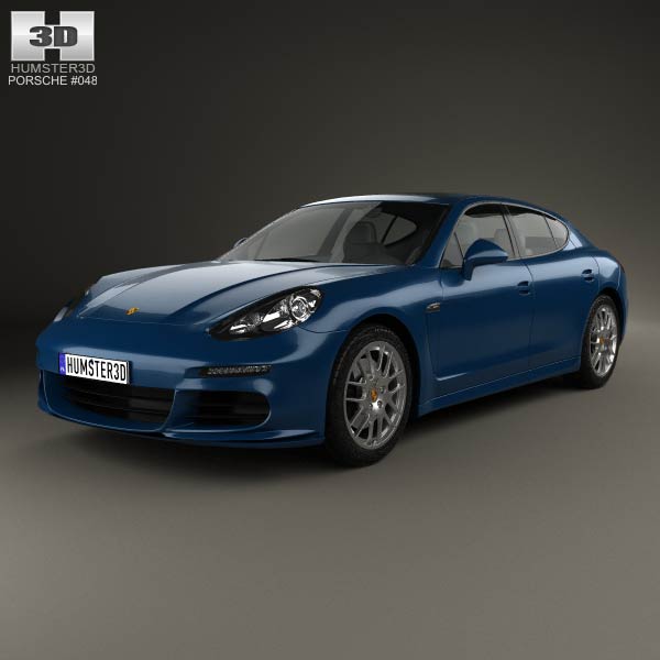 Porsche Panamera 4S 2014 3D model