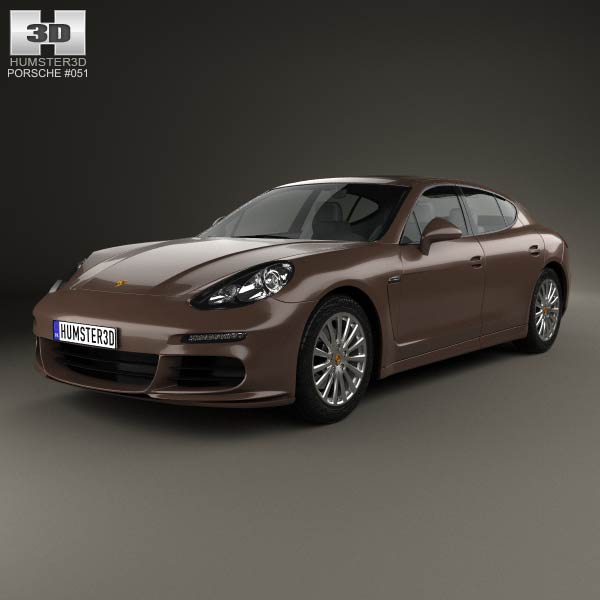 Porsche Panamera S 2014 3D model