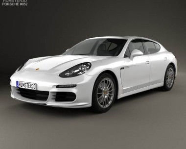 Porsche Panamera S E-Hybrid 2014 3D Model
