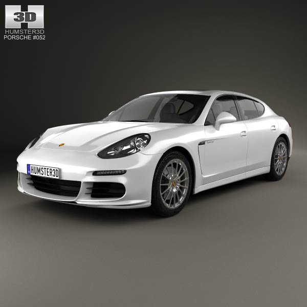 Porsche Panamera S E-Hybrid 2014 3D model
