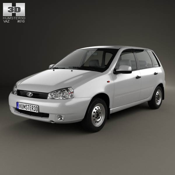 Lada Kalina (1117) wagon 2011 3D model