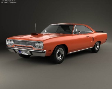 Plymouth Road Runner 440 hardtop 1970 3D Model