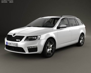 Skoda Octavia RS Combi 2013 3D Model