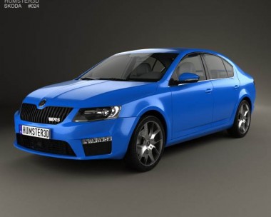 Skoda Octavia RS 2013 3D Model