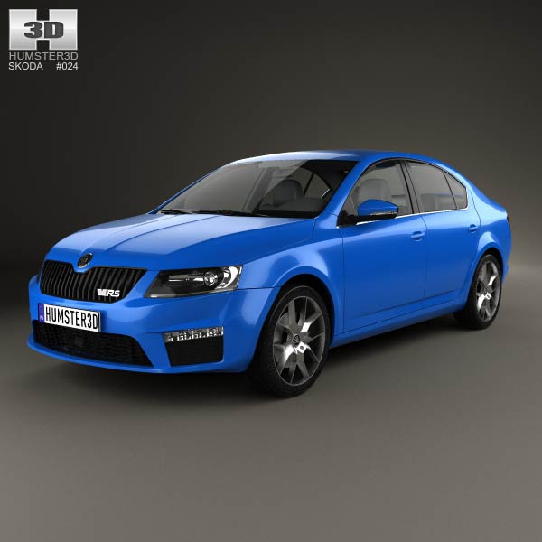 Skoda Octavia RS 2013 3D model
