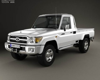Toyota Land Cruiser (J79) Single Cab 2007 3D Model