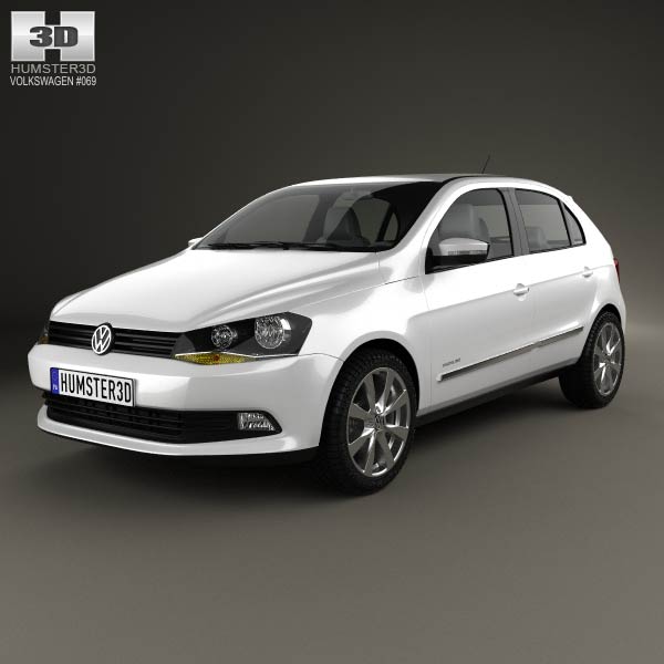 Volkswagen Gol 5-door 2012 3D model