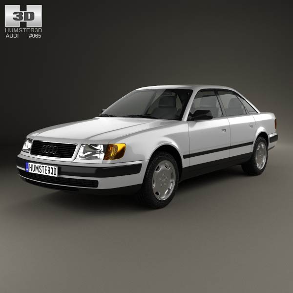 Audi 100 (C4) sedan 1991 3D model