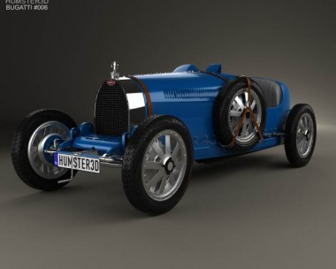 Bugatti Type 35 1924 3D Model