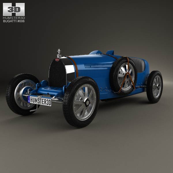 Bugatti Type 35 1924 3D model