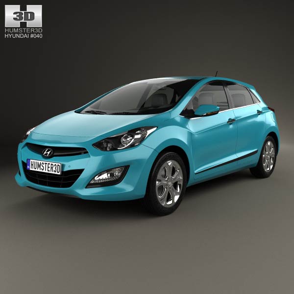 Hyundai i30 5-door hatchback (EU) 2013 3D model