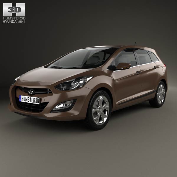 Hyundai i30 5-door wagon (EU) 2013 3D model
