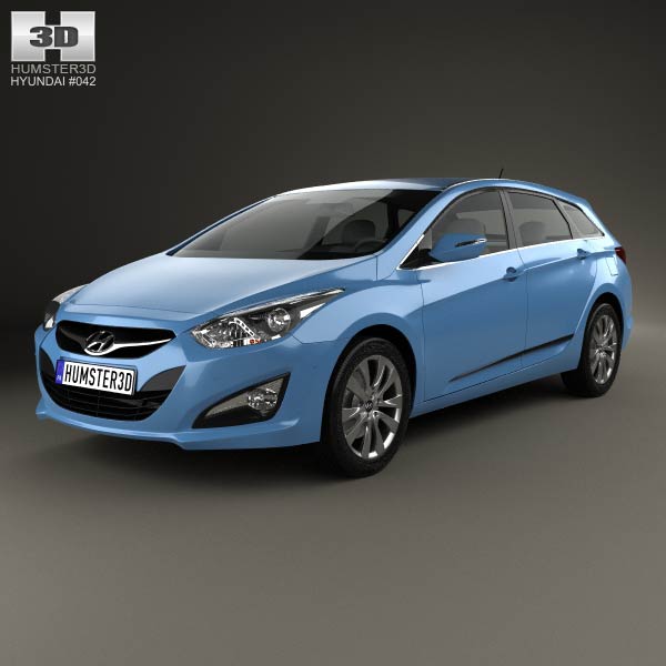 Hyundai i40 Tourer EU 2012 3D model