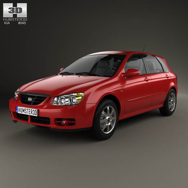Kia Cerato (Spectra) hatchback 2004 3D model